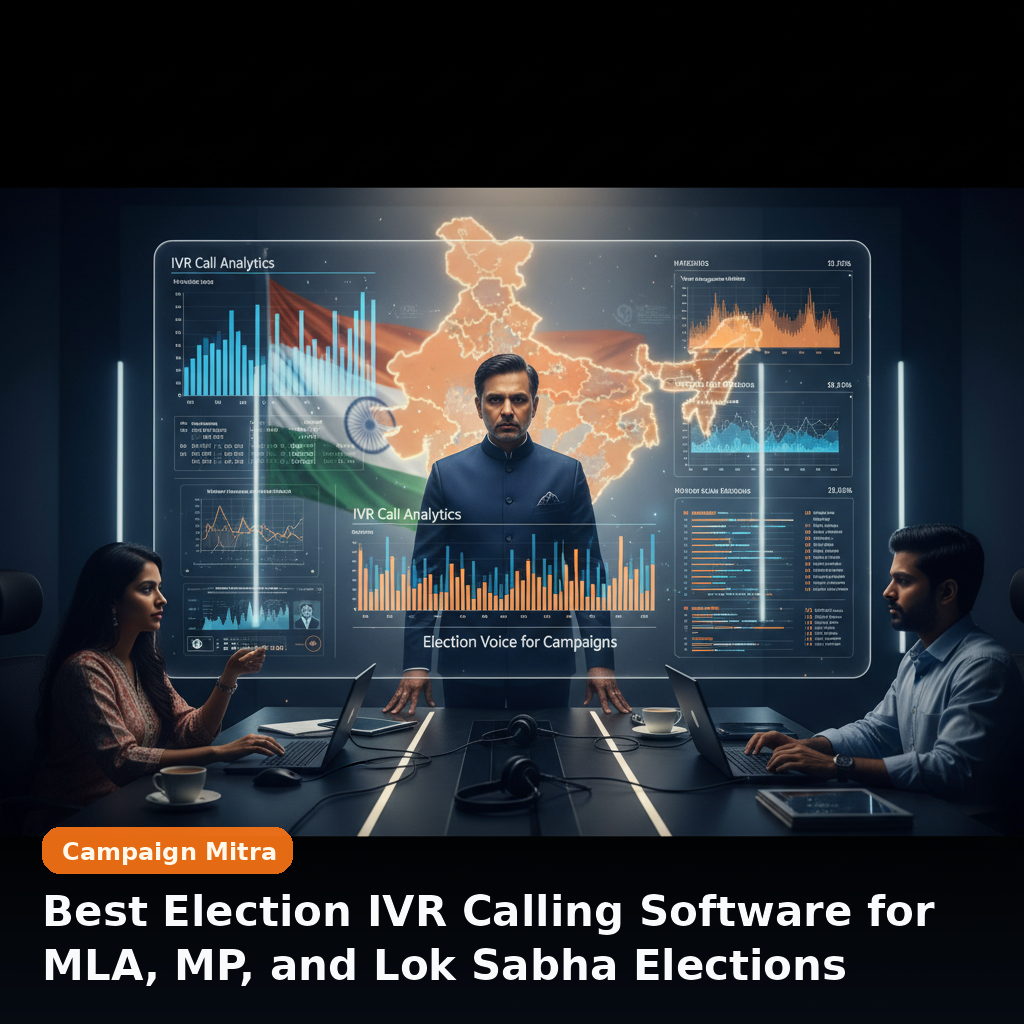 Best Election IVR Calling Software for MLA, MP, and Lok Sabha Elections