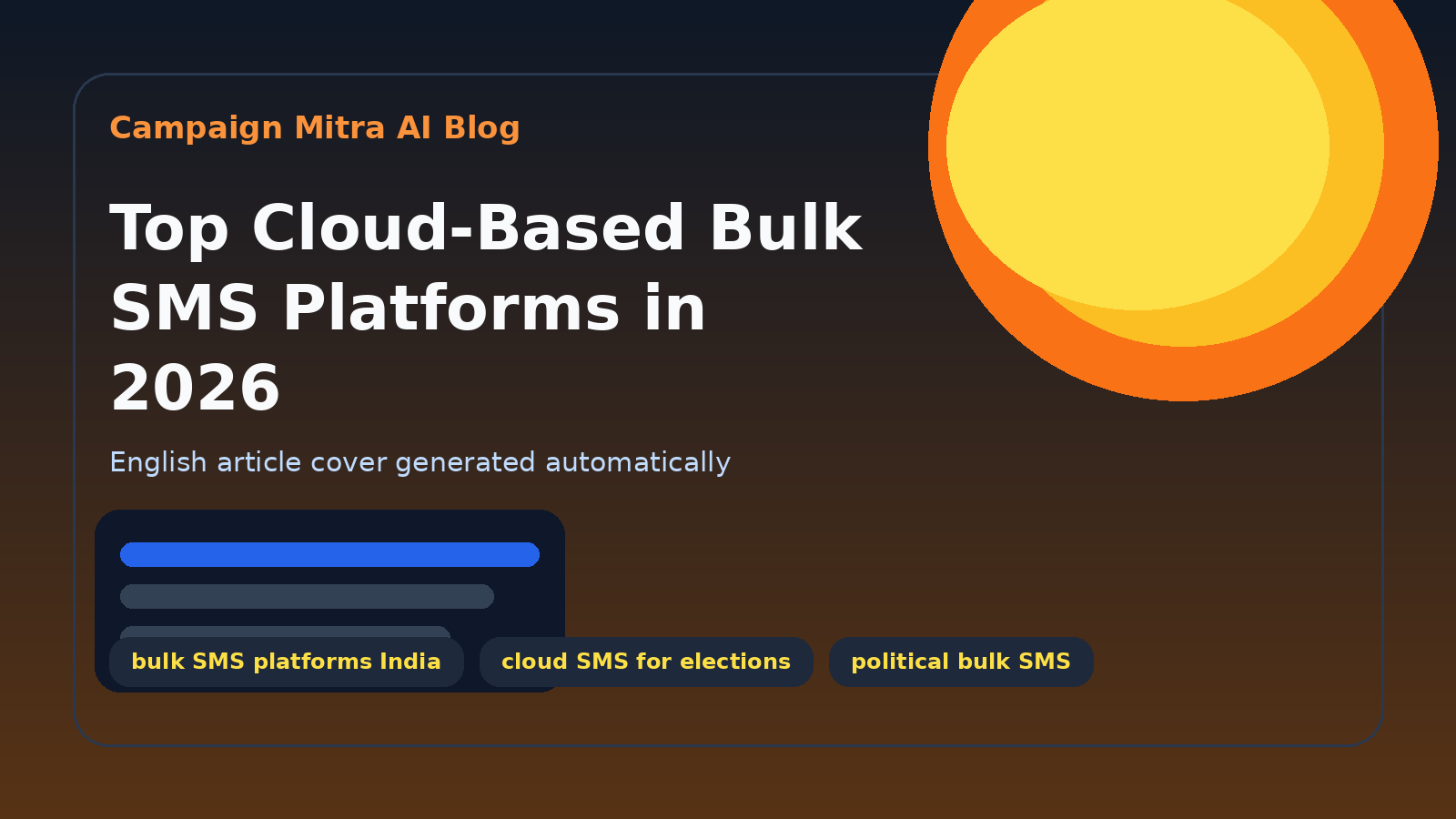 Top Cloud-Based Bulk SMS Platforms in 2026