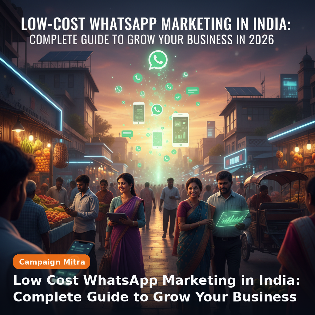 Low Cost WhatsApp Marketing in India: Complete Guide to Grow Your Business in 2026
