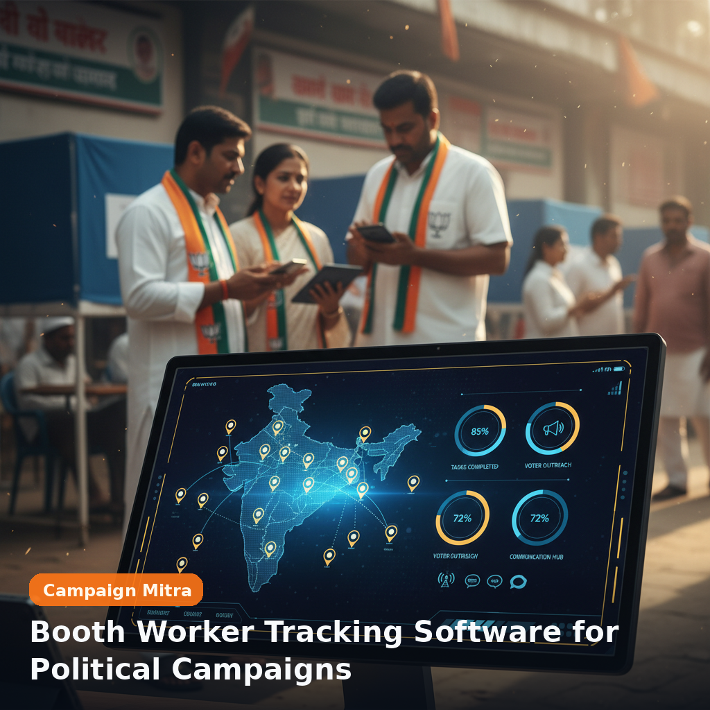 Booth Worker Tracking Software for Political Campaigns