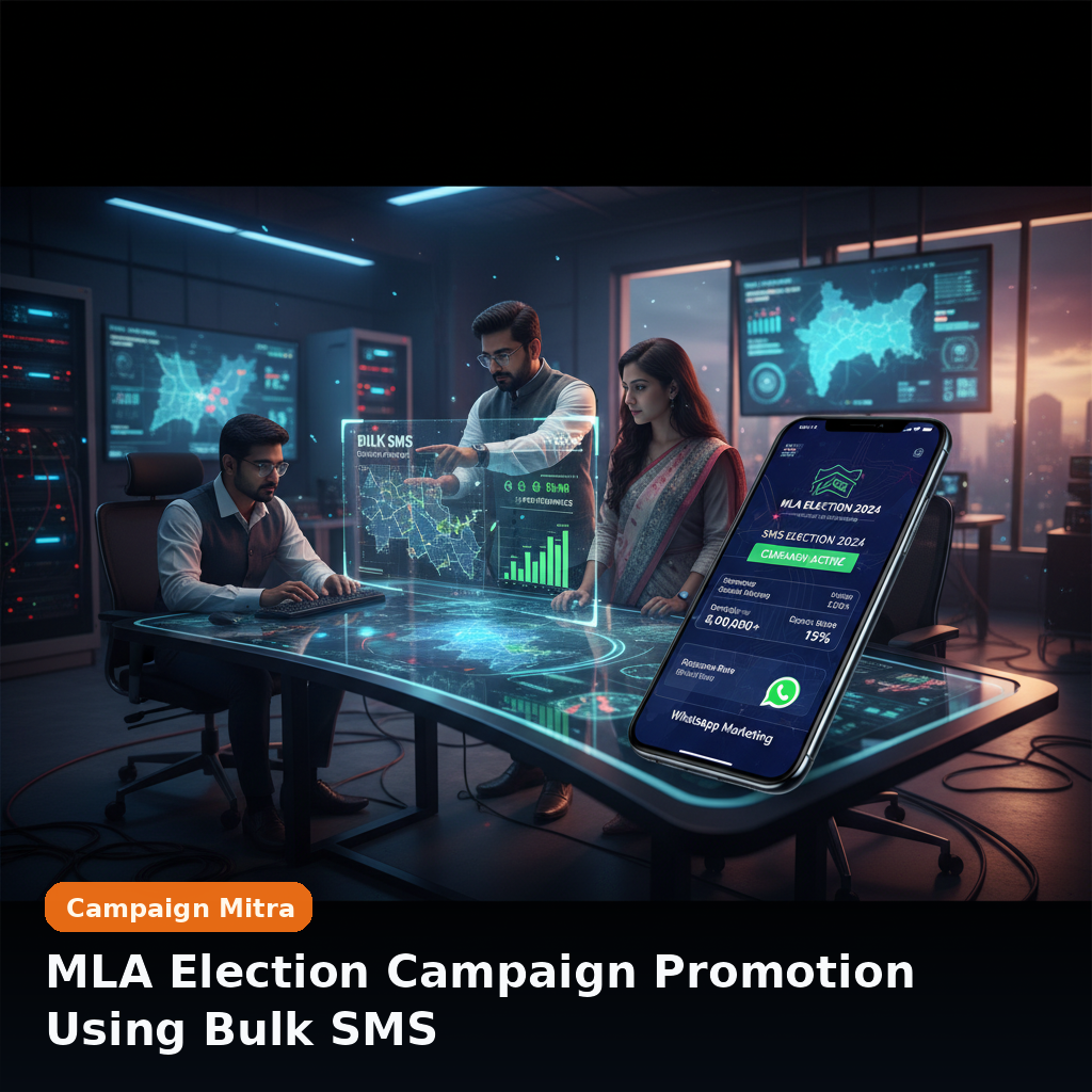 MLA Election Campaign Promotion Using Bulk SMS