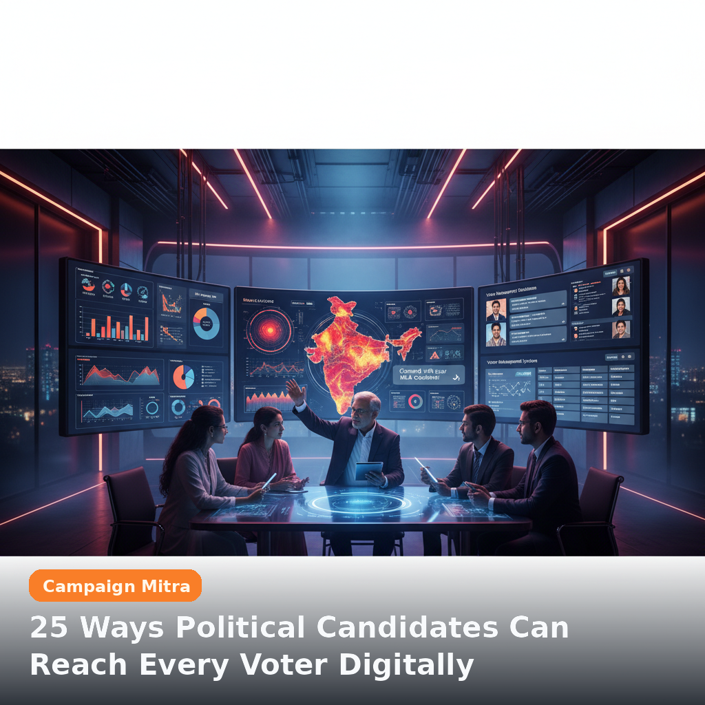 25 Ways Political Candidates Can Reach Every Voter Digitally