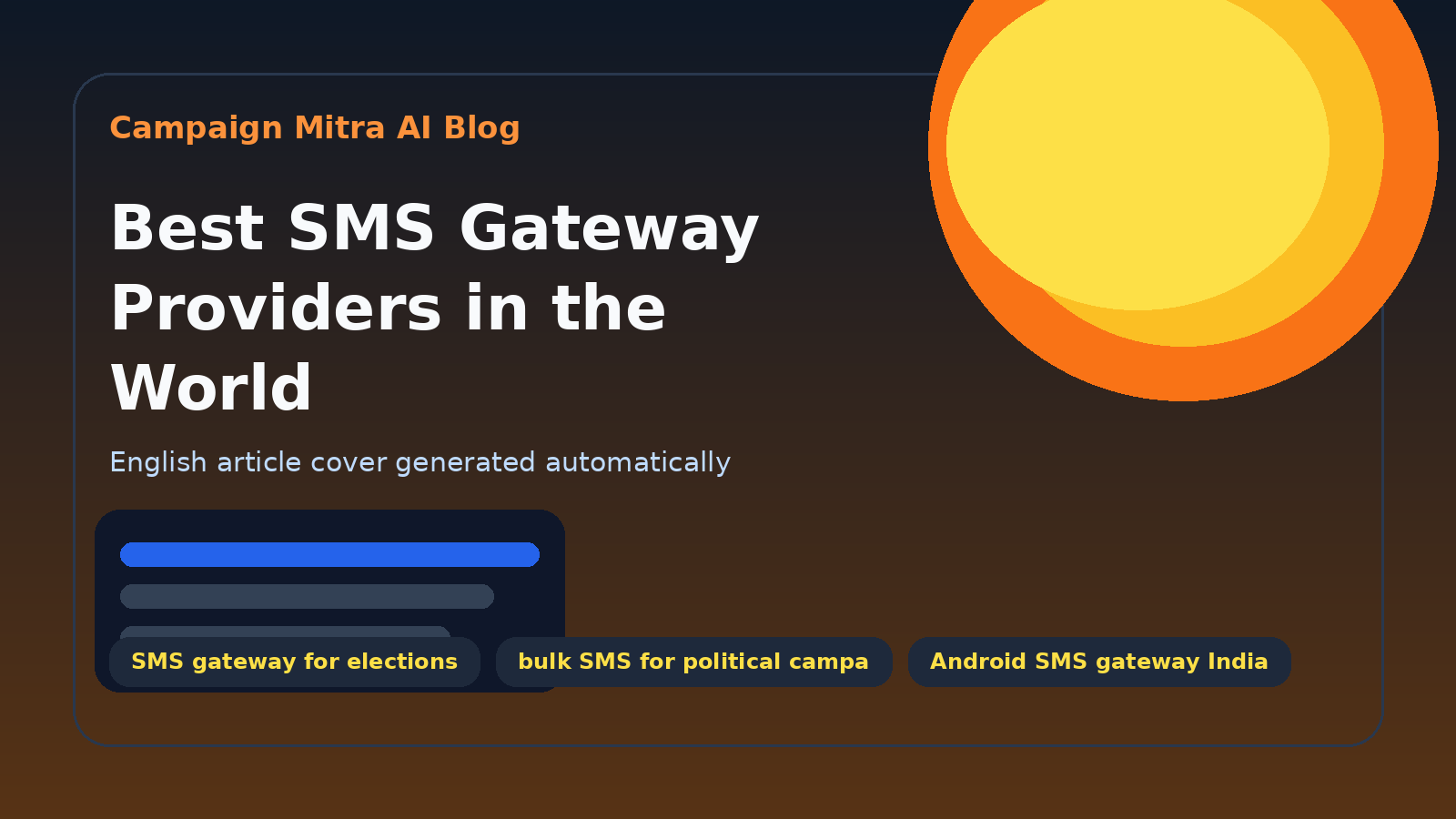 Best SMS Gateway Providers in the World