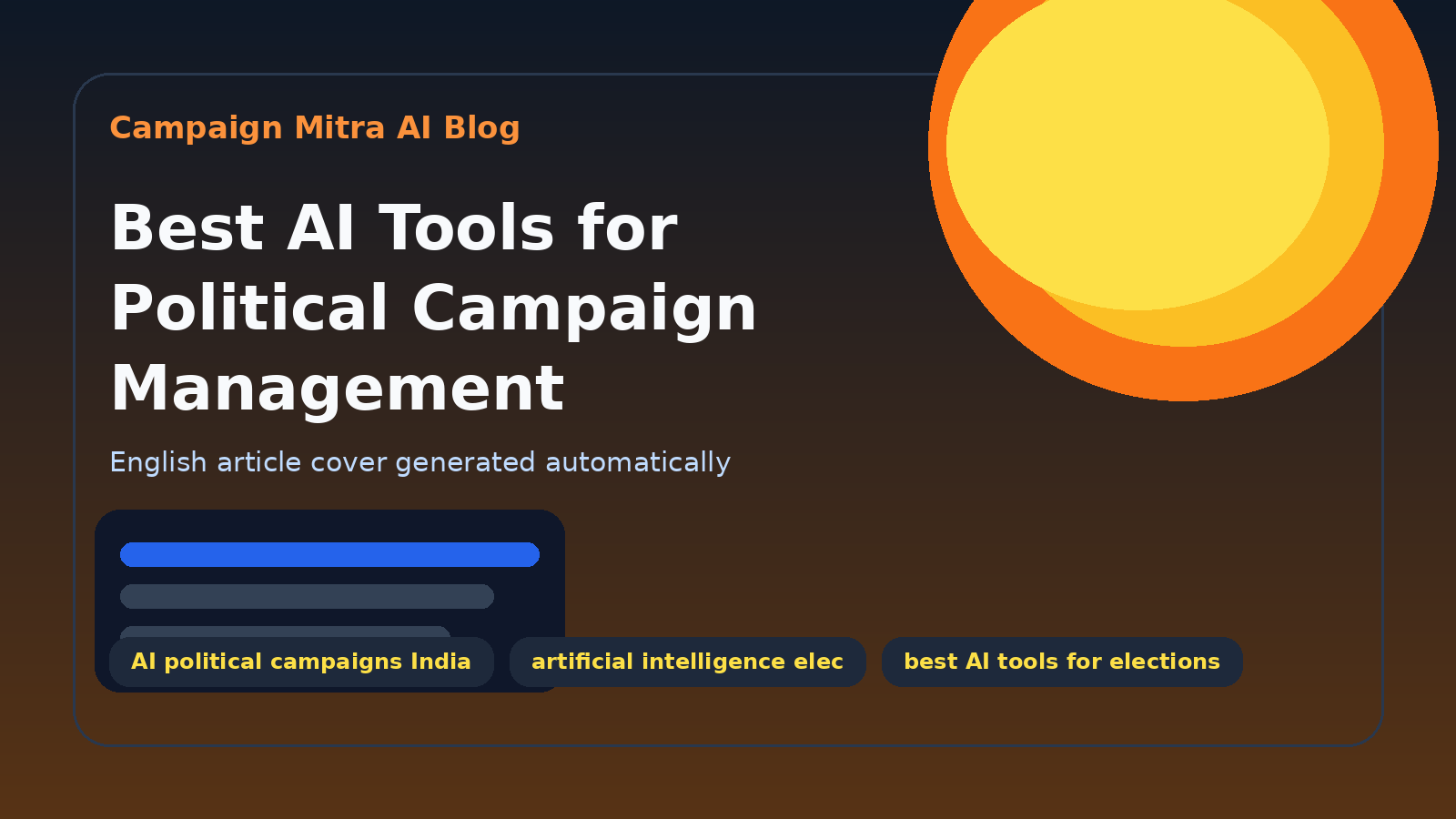 Best AI Tools for Political Campaign Management