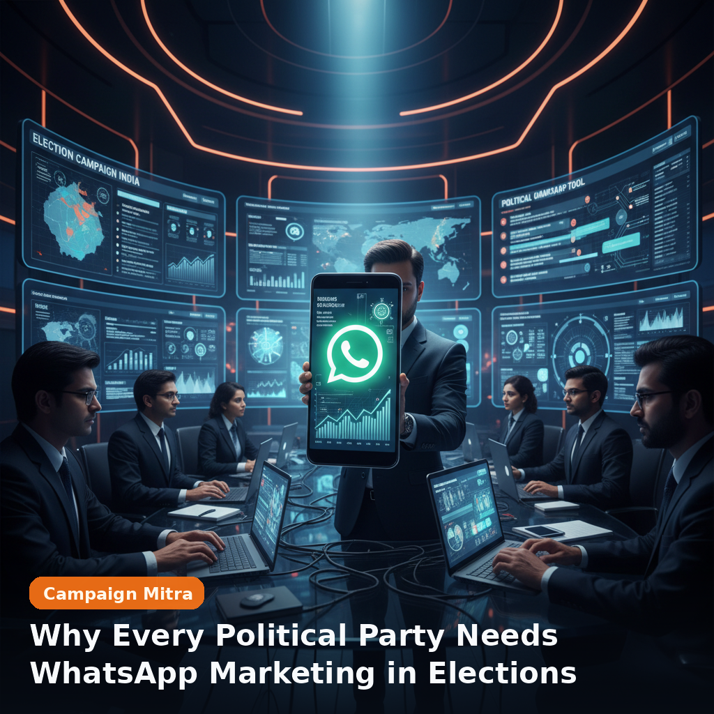 Why Every Political Party Needs WhatsApp Marketing in Elections
