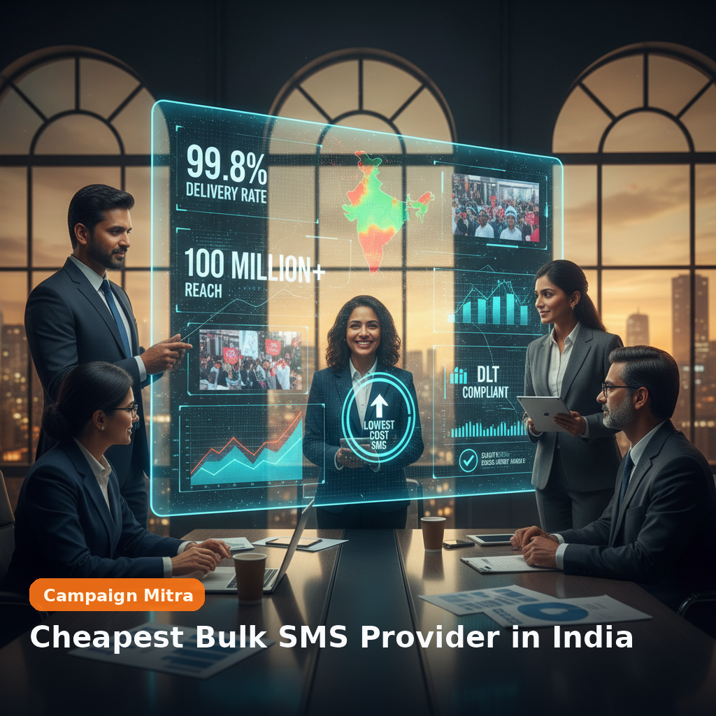 Cheapest Bulk SMS Provider in India