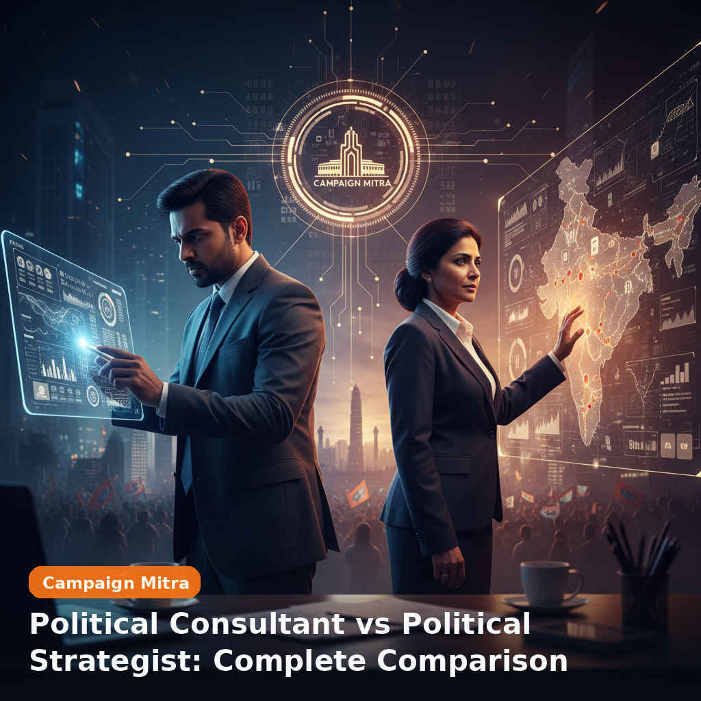 Political Consultant vs Political Strategist: Complete Comparison