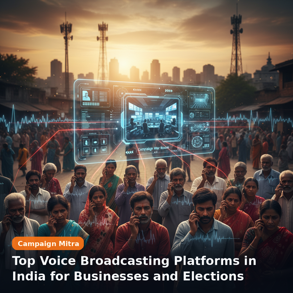 Top Voice Broadcasting Platforms in India for Businesses and Elections