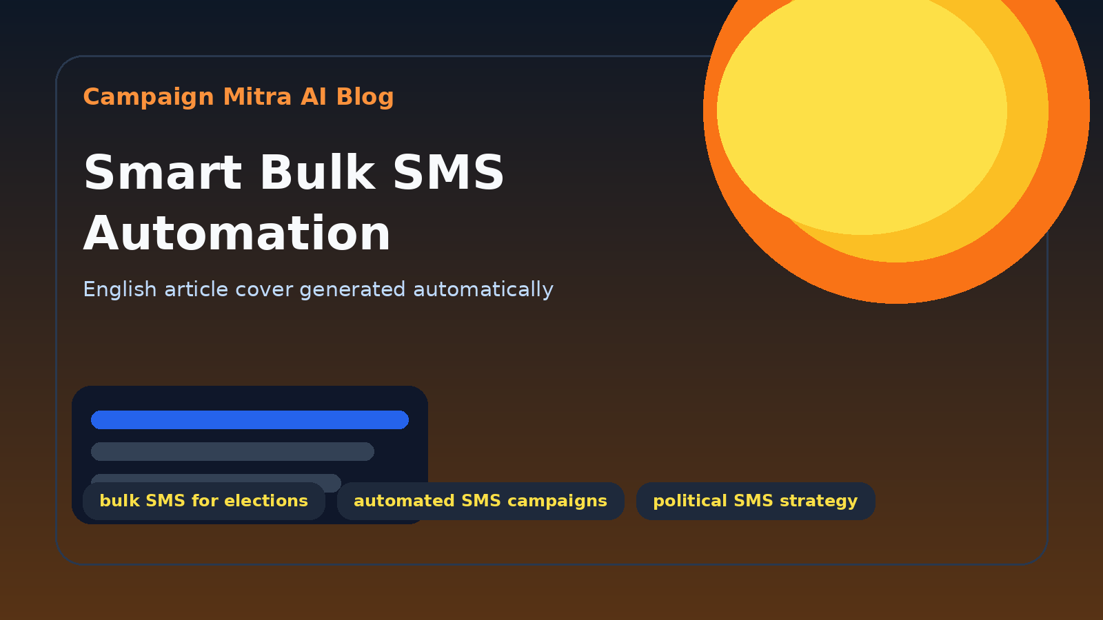 Smart Bulk SMS Automation
