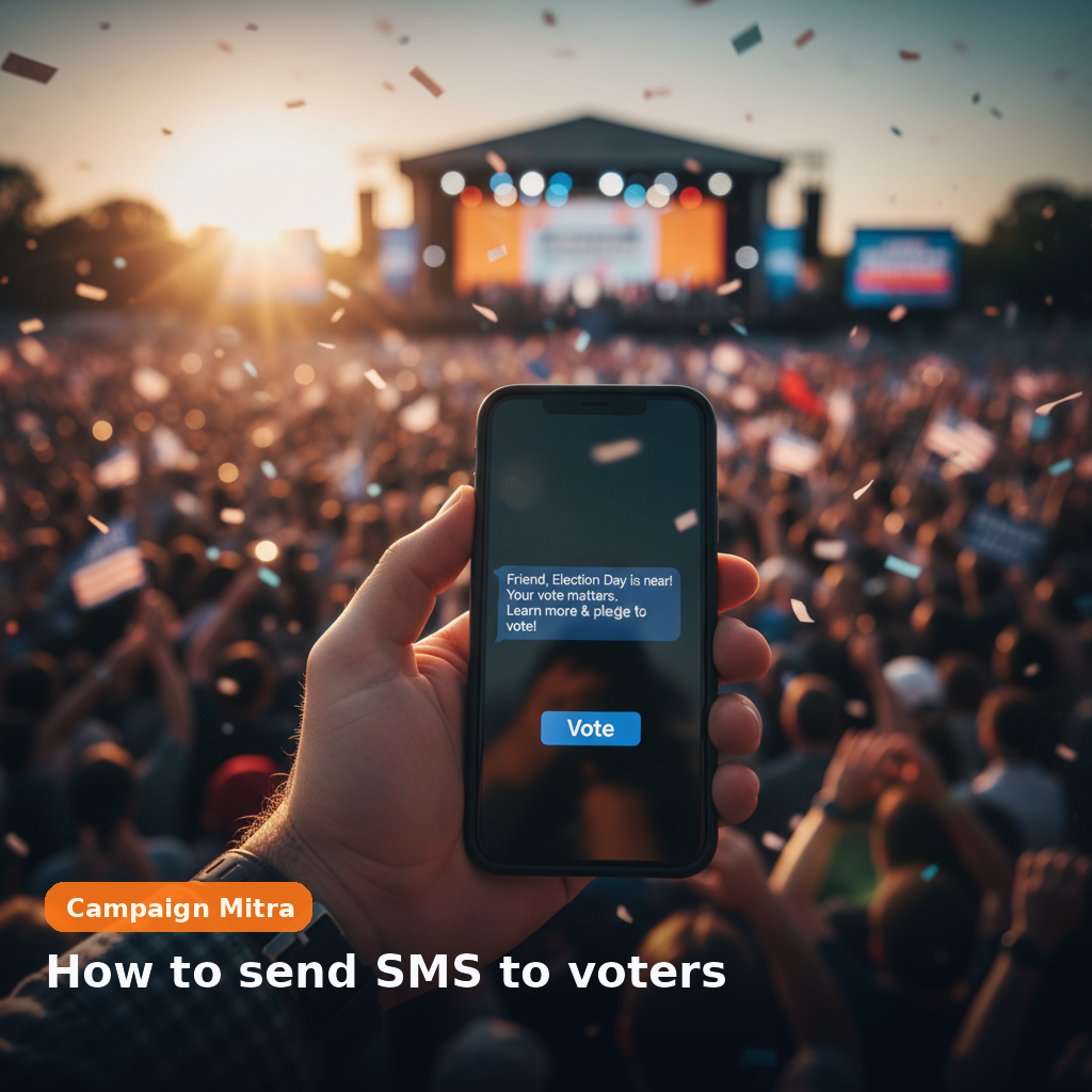 How to send SMS to voters
