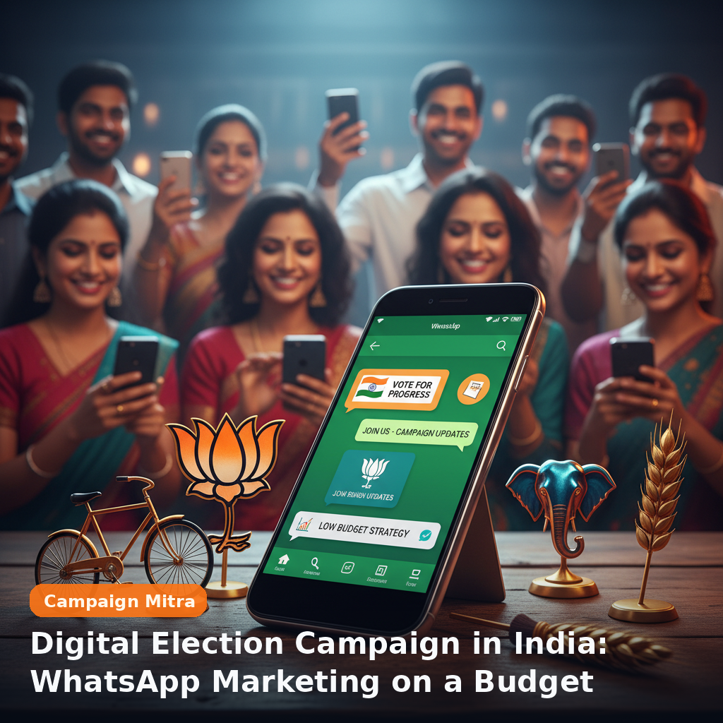 Digital Election Campaign in India: WhatsApp Marketing on a Budget