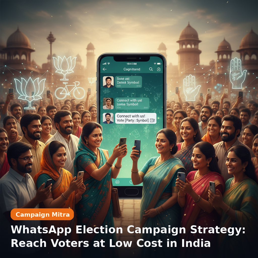 WhatsApp Election Campaign Strategy: Reach Voters at Low Cost in India