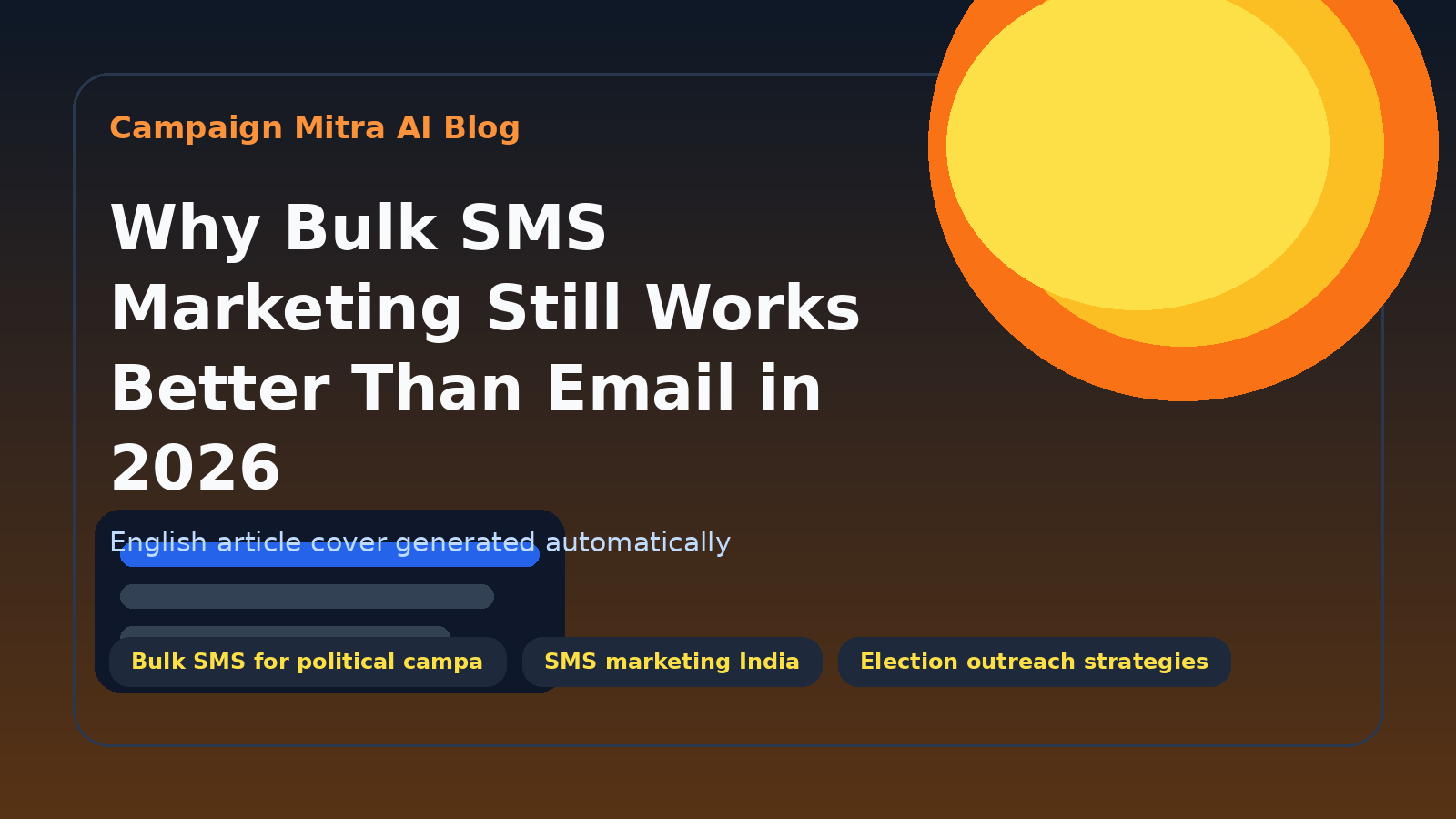 Why Bulk SMS Marketing Still Works Better Than Email in 2026