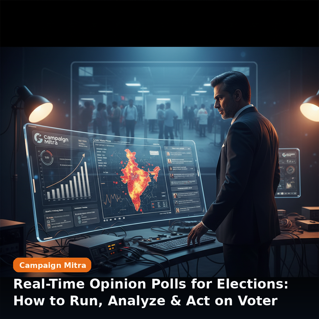 Real-Time Opinion Polls for Elections: How to Run, Analyze & Act on Voter