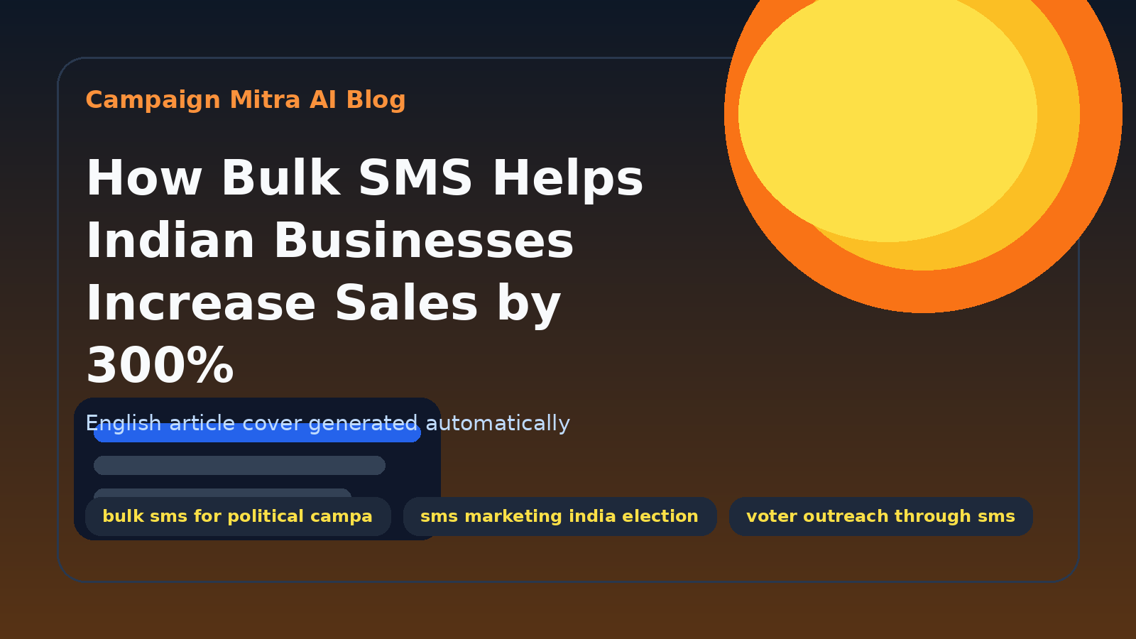 How Bulk SMS Helps Indian Businesses Increase Sales by 300%