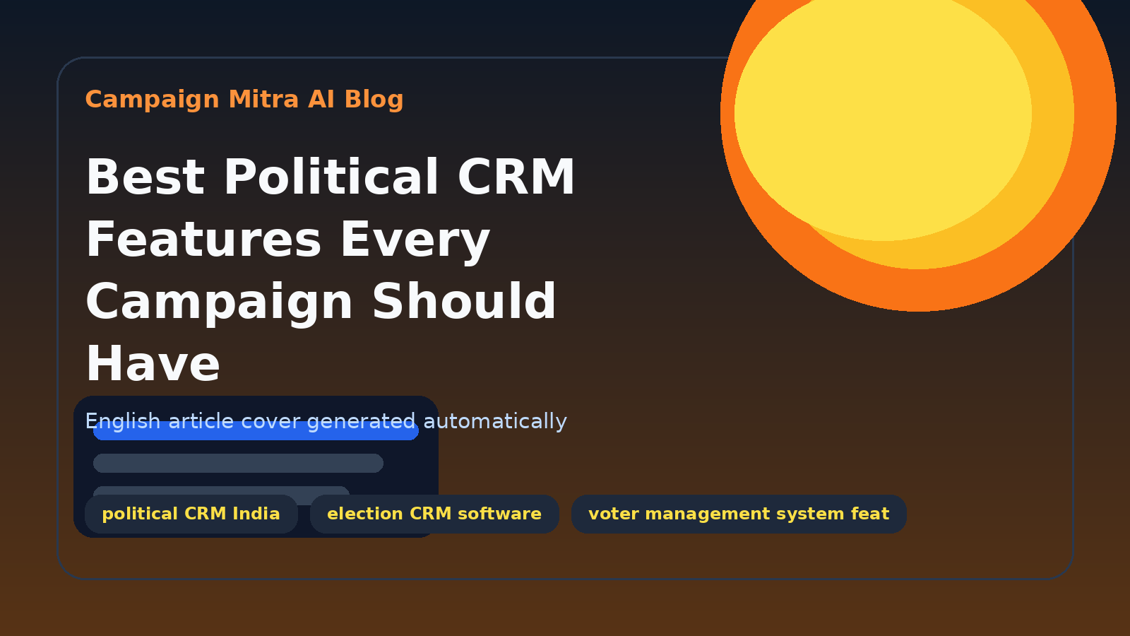 Best Political CRM Features Every Campaign Should Have