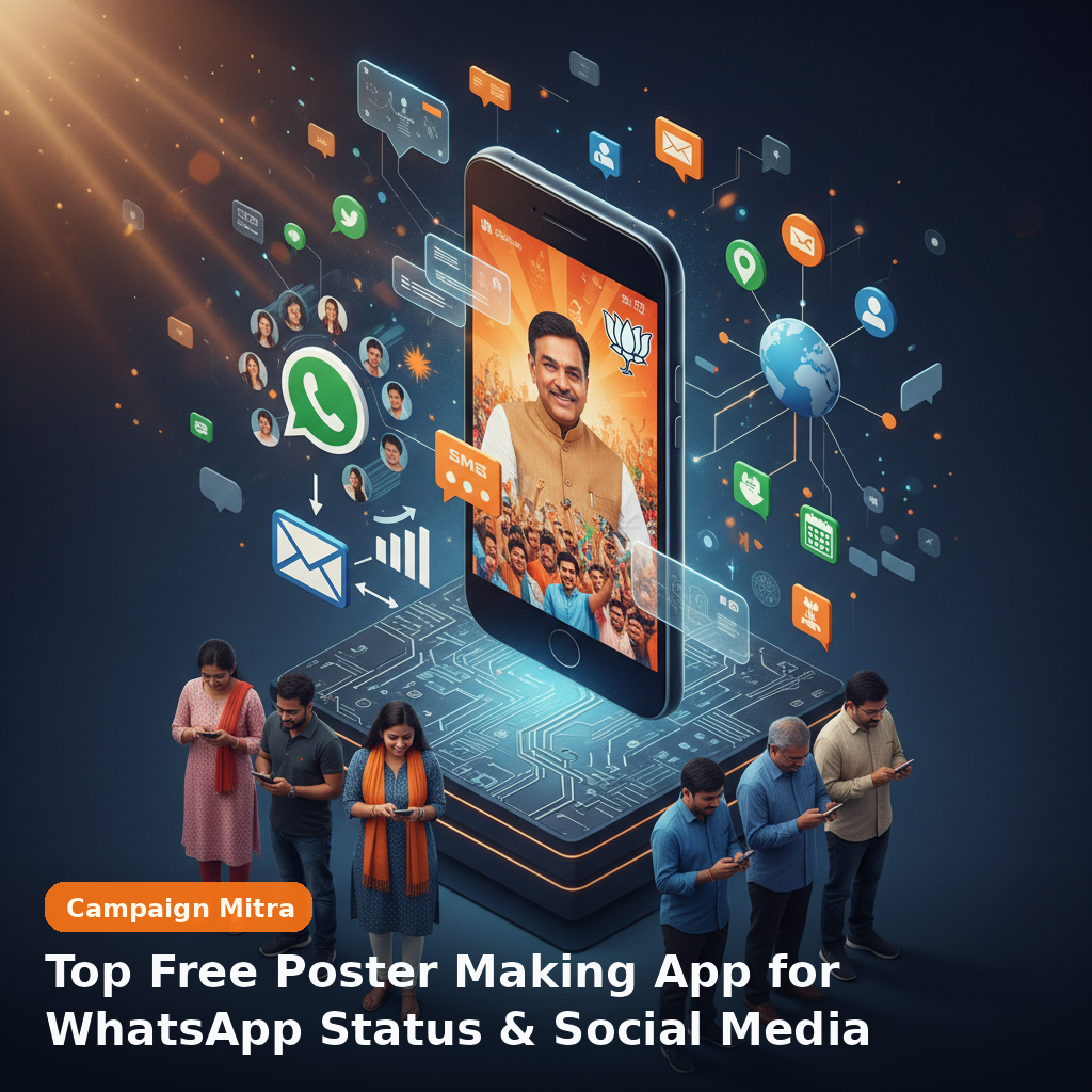 Top Free Poster Making App for WhatsApp Status & Social Media