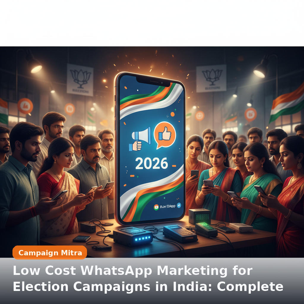 Low Cost WhatsApp Marketing for Election Campaigns in India: Complete Voter Outreach Guide (2026)