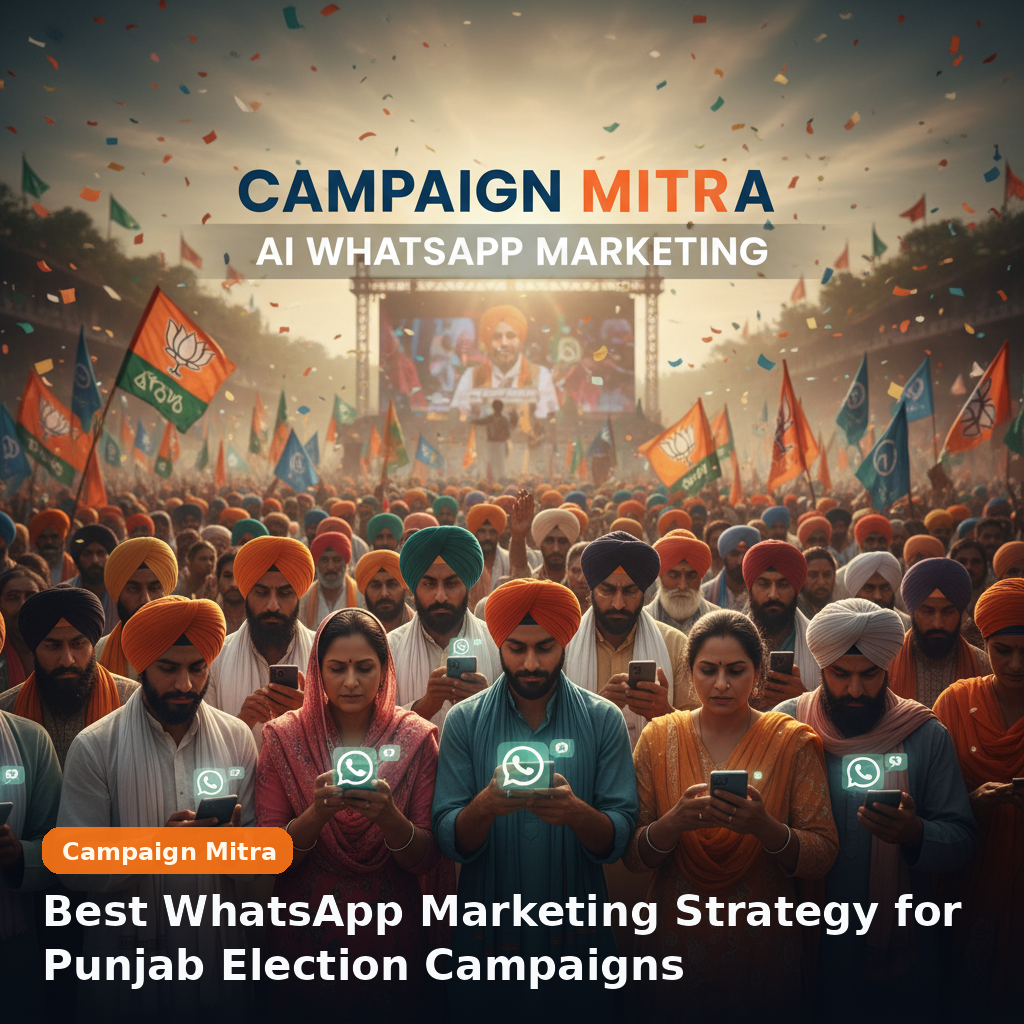 Best WhatsApp Marketing Strategy for Punjab Election Campaigns