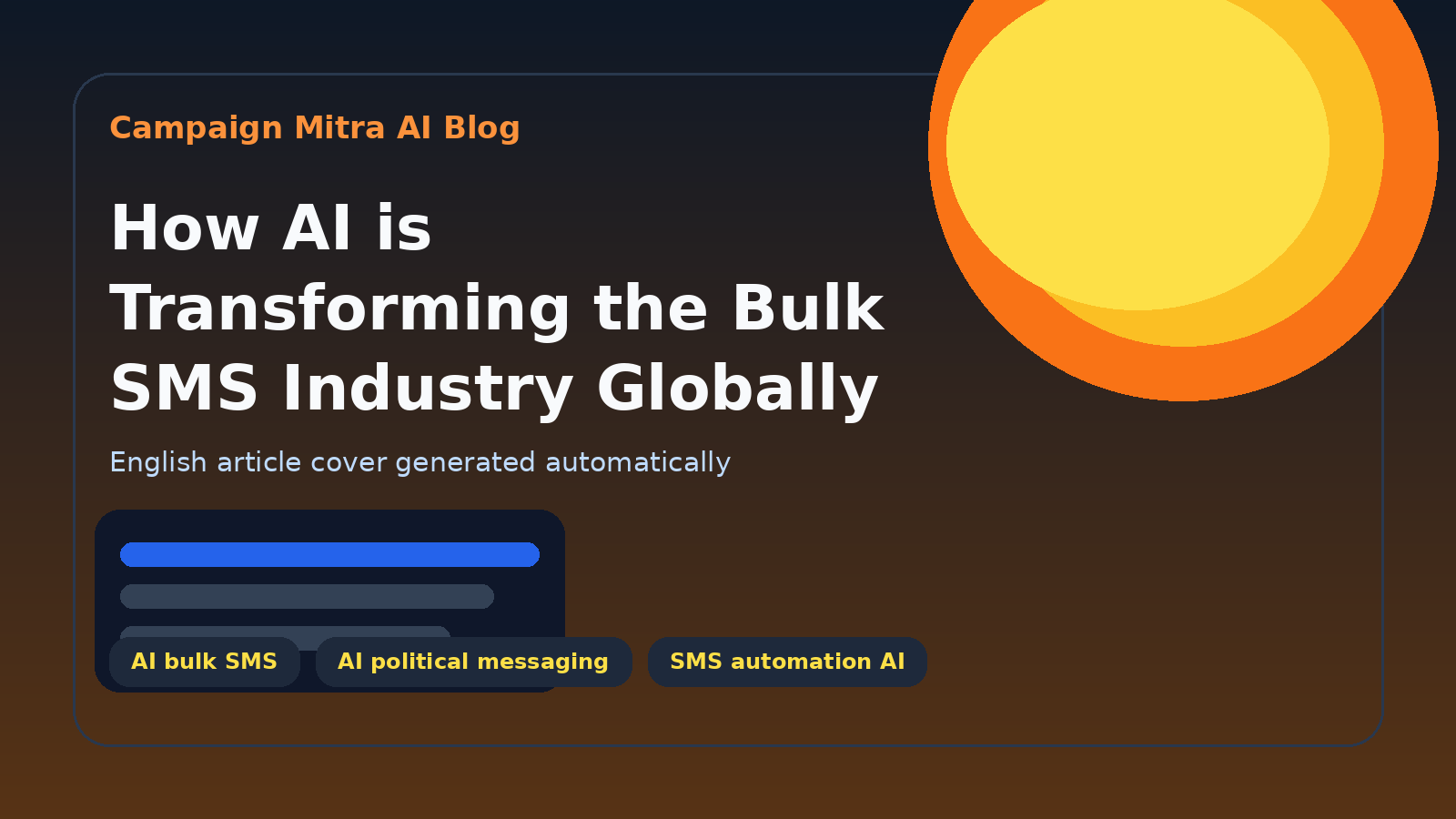 How AI is Transforming the Bulk SMS Industry Globally