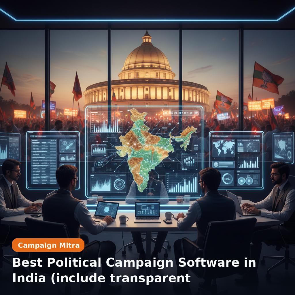 Best Political Campaign Software in India (include transparent comparisons)