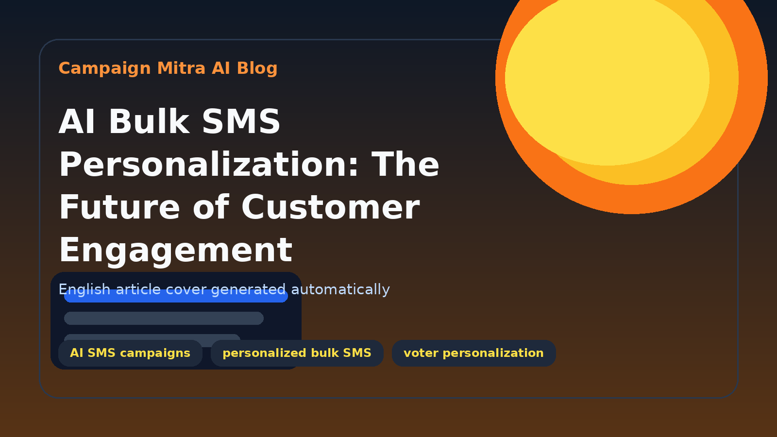 AI Bulk SMS Personalization: The Future of Customer Engagement