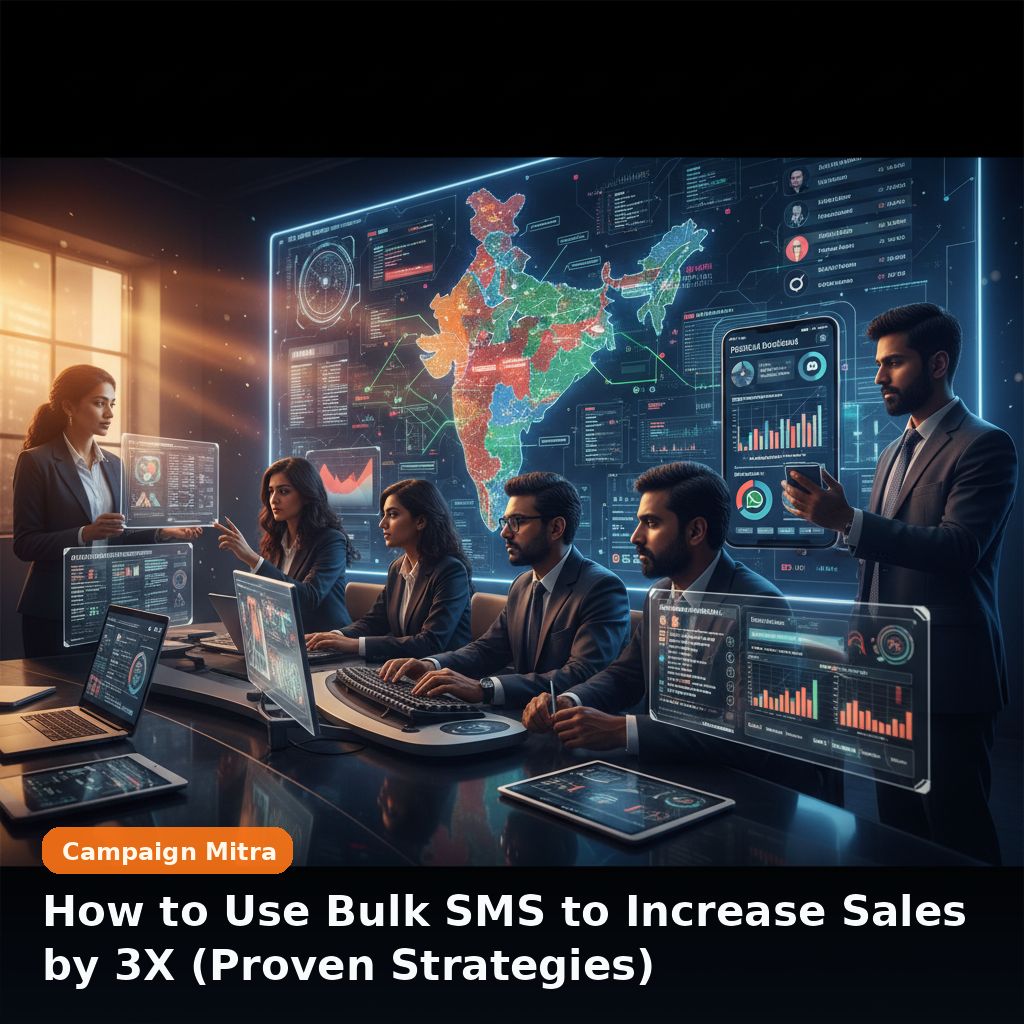 How to Use Bulk SMS to Increase Sales by 3X (Proven Strategies)
