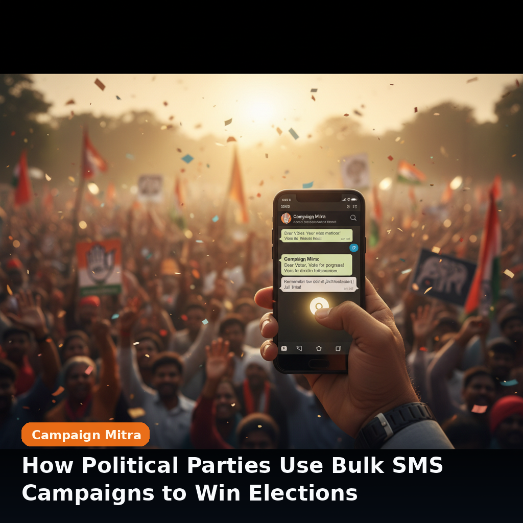 How Political Parties Use Bulk SMS Campaigns to Win Elections