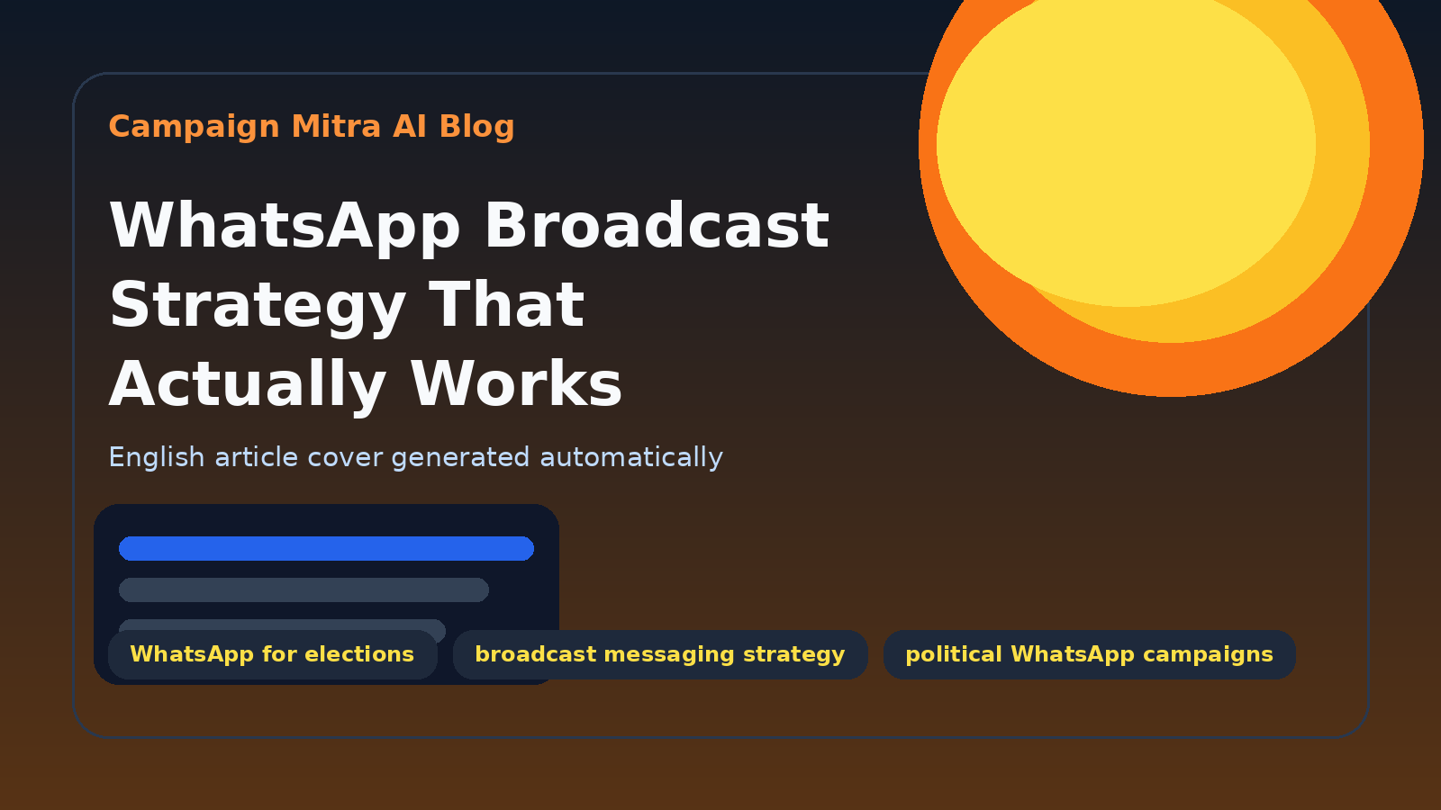 WhatsApp Broadcast Strategy That Actually Works